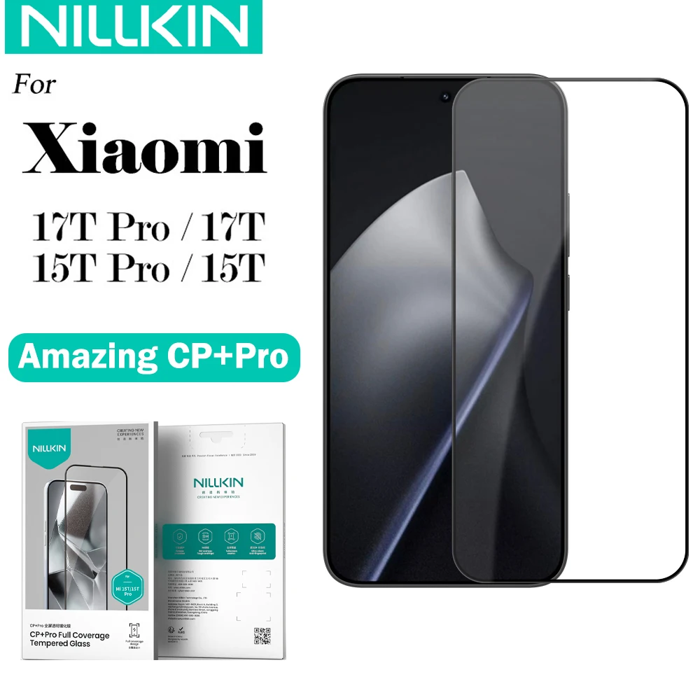 NILLKIN für Xiaomi 17T Pro Mi 15T Pro Serie Displayschutz aus gehärtetem Glas 9H Anti-Explosions-Displayschutzfolie