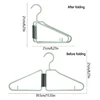 1PC Folding Clothes Hangers Towel Rack Clothes Hangers Home Storage Hooks Home Storage Hooks Towel Rack Portable Space-Saving 6