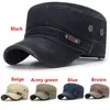 Men  Denim Baseball Cap Cotton Cadet Hat  Breathable Flat Adjustable Cap 5