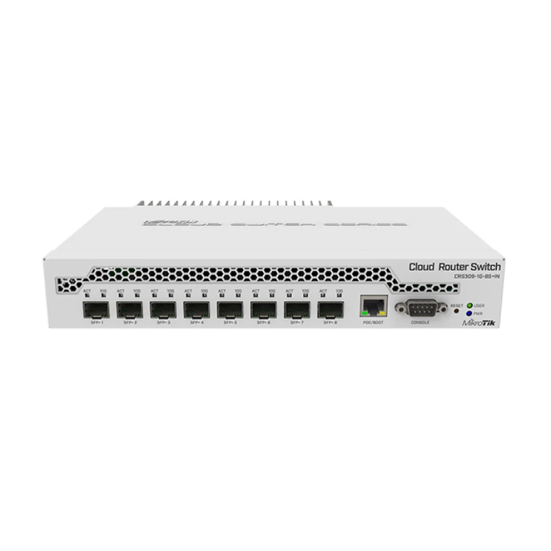 

CRS309-1G-8S+IN 10g 9-port smart switch dual operating system