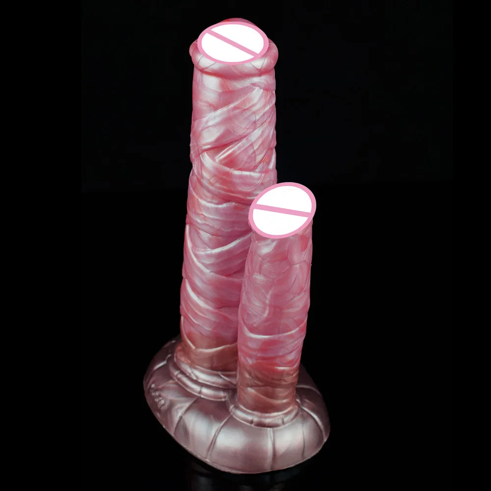 Pênis de Cavalo YOCY Silicone Com Ventosa Colorido