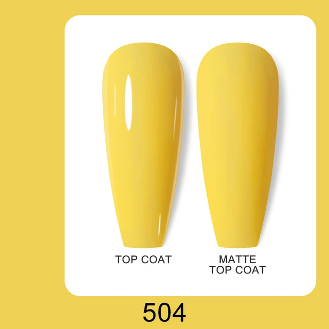 Arte Clavo 15ml Brown Coffee Color UV Gel For Nail Gel Nail Polish Varnish Hybrid Glitter Decoration Base Top Coat Set 504