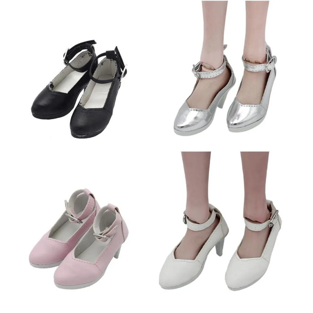 1 Pair 7.8cm Shoes for 60CM Princess Dolls High Heel Boots Sandals Shoes Model Fit 1/3 Doll Body American Girl Doll Accessories baby s shoes fashion soft bottom baby girl casual breathable shoes newborn toddler shoes non slip sole pink sandals