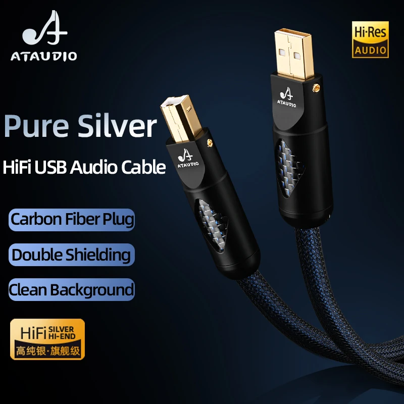 USB 2.0 Type A to B Audio Cable for DAC Sound Card Amplifier usb cable,audio cable
