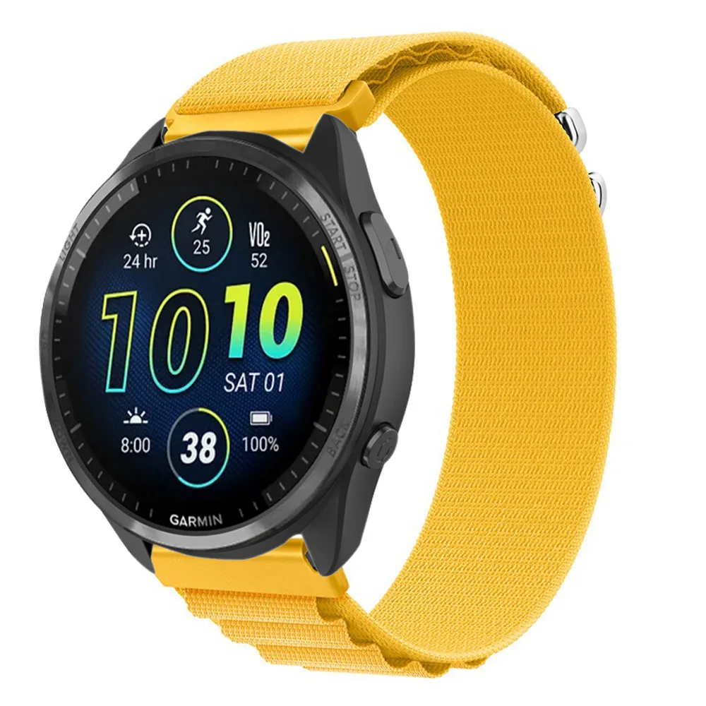 Breathable Nylon Wristband Strap, 20/22mm