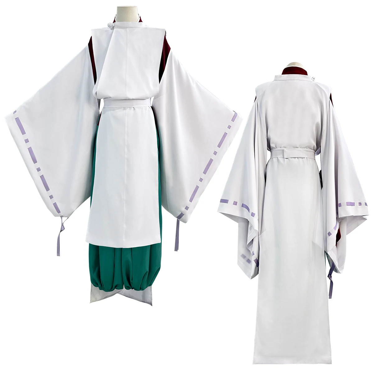 Lizola Miyare Mirieri 2pc Set Kimono - Brown / White