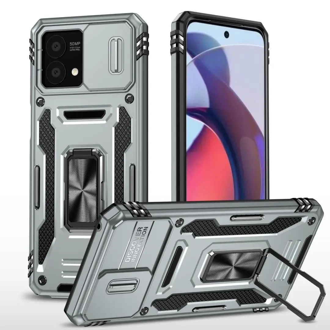Shockproof Heavy Duty Smooth Grip Slide Camera Case