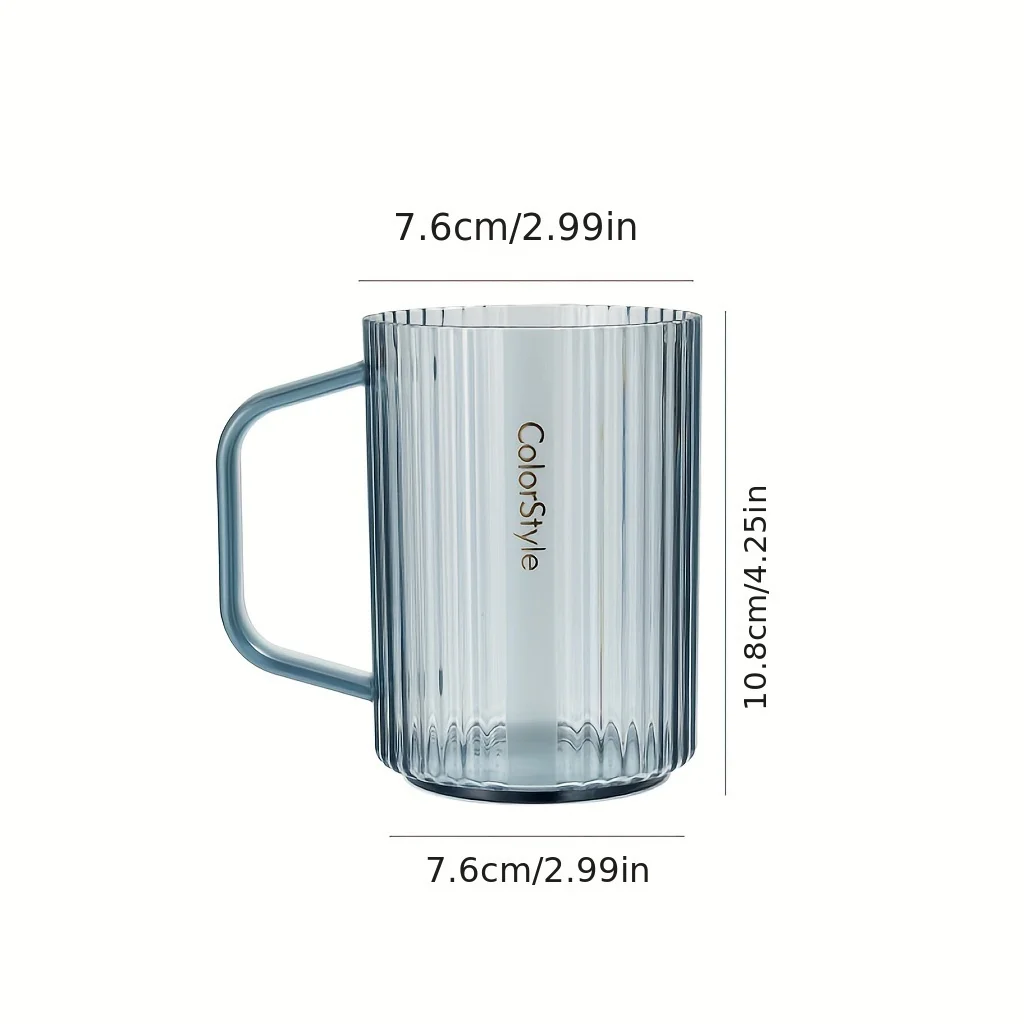 Bicchiere portaspazzolini minimalista da bagno con manico_voghion.com