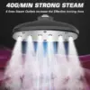 Steamer for Clothes, 1500W Powerful Standing Garment Steamer with Roll Wheels, 2.4L Water Tank for 90 Mins Continuous St 5