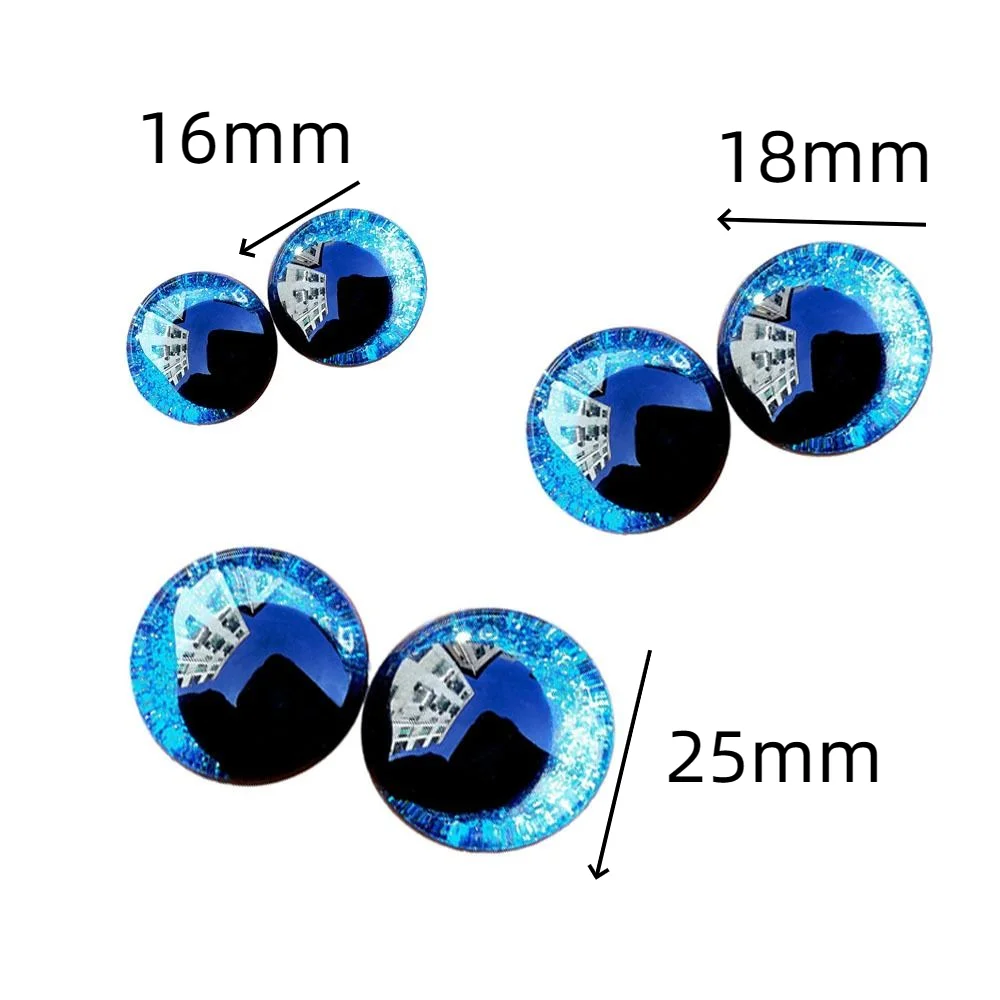 Googly Eyes 10PCS/LOT Cartoon Toy Glitter Safety Round Dolls Pupil