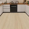 Kitchen Carpet Modern Simple Wood Grain Waterproof Oil-proof Anti-fouling Floor Mat PVC Easy To Care for Balcony Rug Alfombra양탄자 2