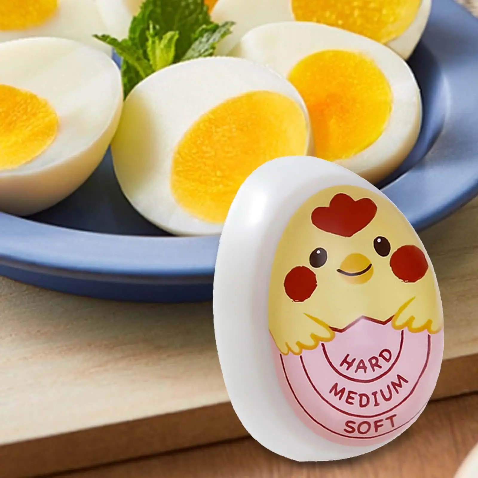 Egg Boiler Timer Convenient Silicone Food Grade Color Changing Egg Perfect Egg  Timer Home Use Egg Timer Egg Thermometer - AliExpress