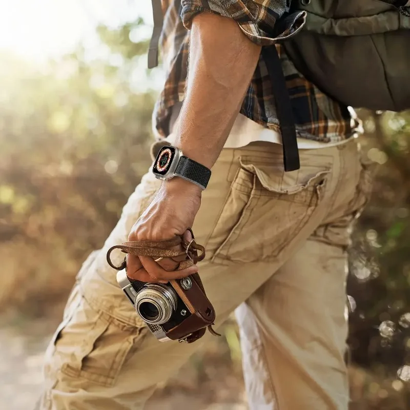 Sports Nylon Trail Loop Strap for Apple Watch - Durable and Comfortable Wristband