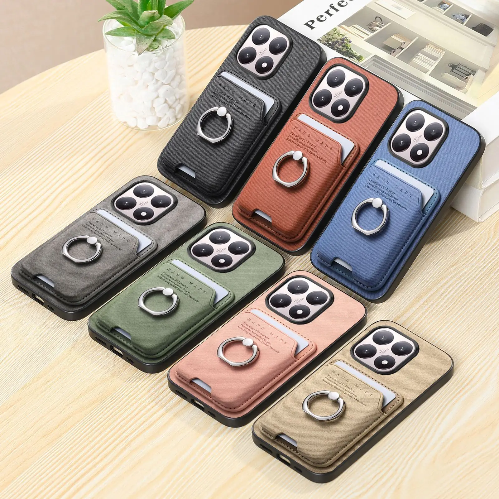 Premium 2-in-1 Detachable Leather Wallet Phone Case with Card Holder