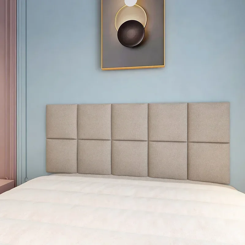 Bed Headboards Anti-Collision Wall Panels Tatami Bedroom Decor Aesthetic Tete De Lit Self-Adhesive Head Board Cabecero Cama