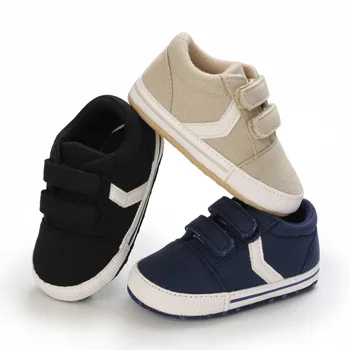 Meckior classico Sport bambino scarpe di tela traspirante antiscivolo morbido letto neonati maschi ragazze Sneakers scarpe da culla mocassini 1