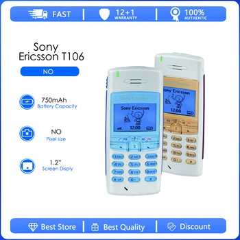 Sony Ericsson T106 Refurbished-Original Unlocked  Mobile Phone  phone 2G  Mini-SIM Free ship