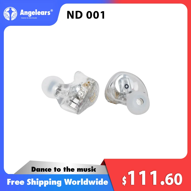 

ND 001 Hifi Wired Headphones Resin Wire-changeable Earphone 0.78 Contact Pin Noise Cancelling Earbuds Free Shipping Headset IEM