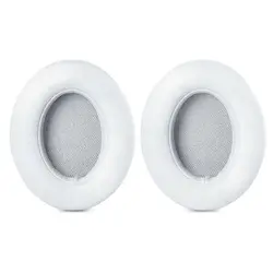 Ultra-Soft Sponge Cushion Replacement Ear Pads Earmuffs - Premium Quality Headphone Accessories (White)