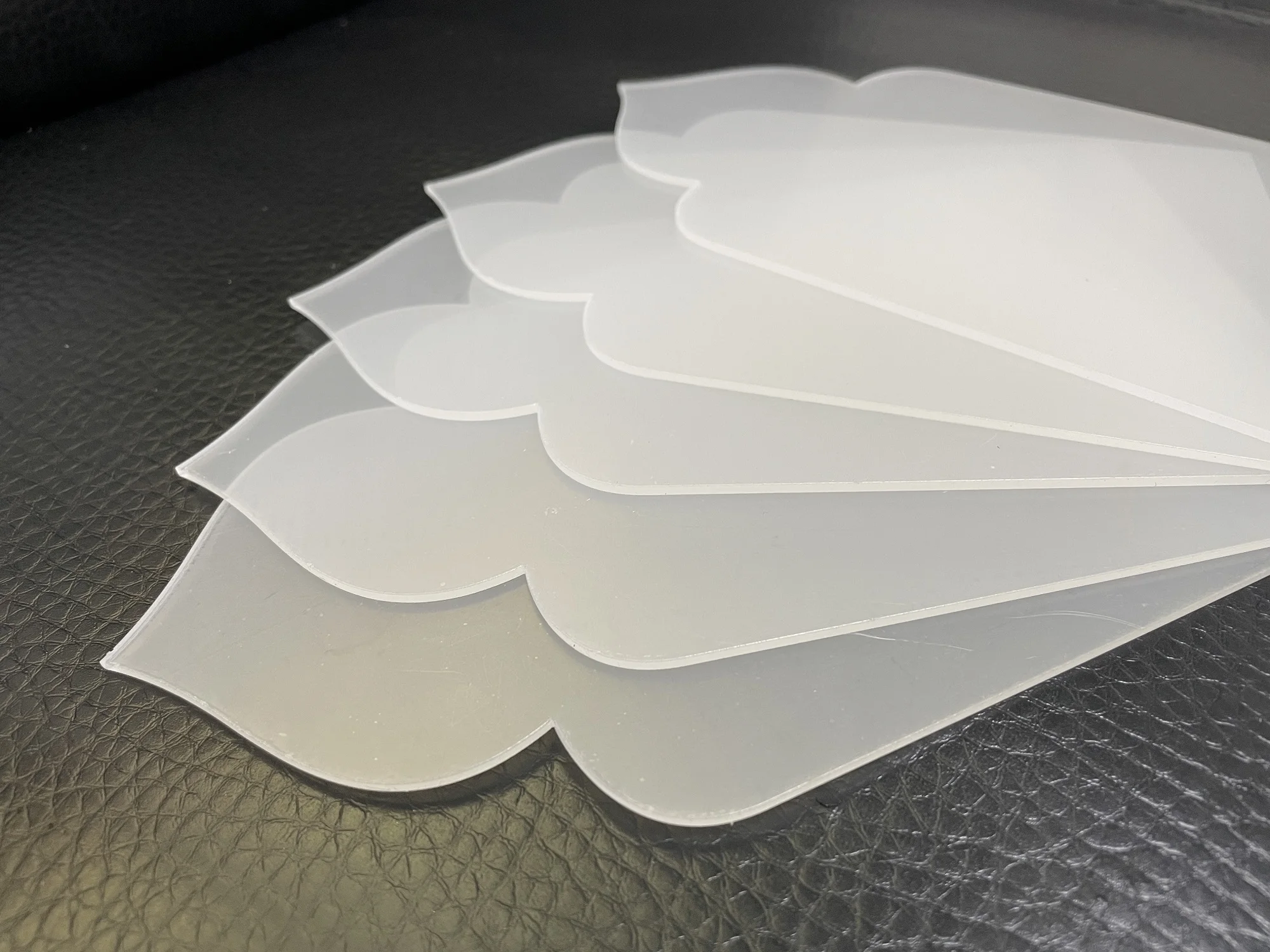 Acrylic sign holders Castle shape transparent acrylic sign for DIY party