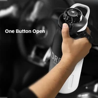 One Hand Open Outdoor Portable Thermos Bottle,with Paracord Handle,Large Capacity Insulated Bottle Leak-proof Water Bottle 2