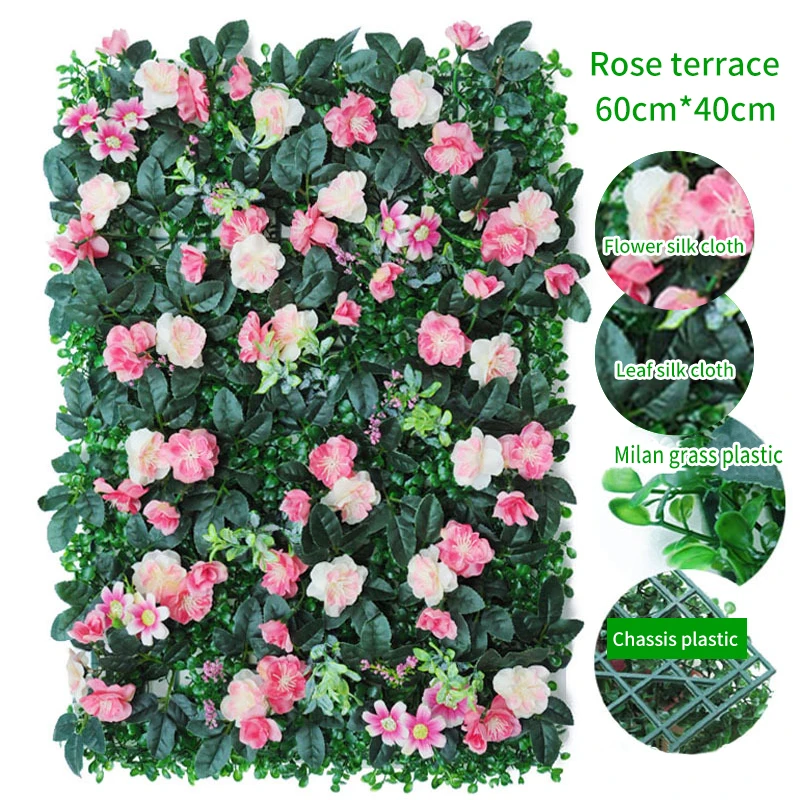 Artificial Plastic Lawn for Home Decoration, Fake Grass, Wall Plant, Garden, Outdoor, Indoor, Store