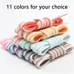 Gradient Elastic Laces Sneakers No Tie Shoe Laces Flat Canvas Shoelaces Without Ties Colorful Rubber Bands Shoelace Women Men