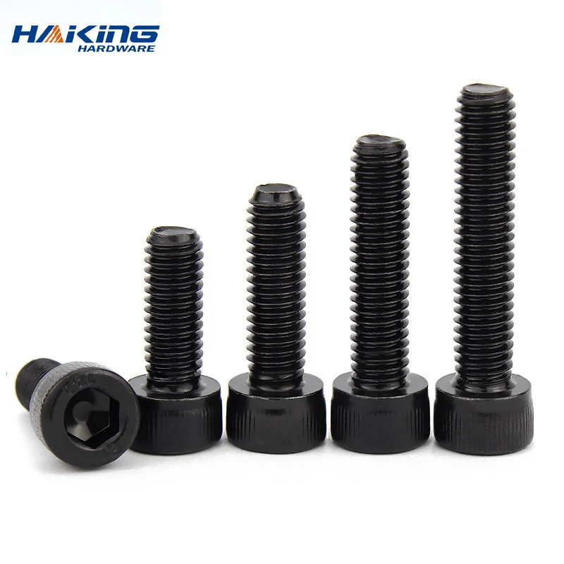 Hex Socket Screw 5-50Pcs M1.6-M8 *L DIN912 Stainless Steel or Black grade 12.9 Metric