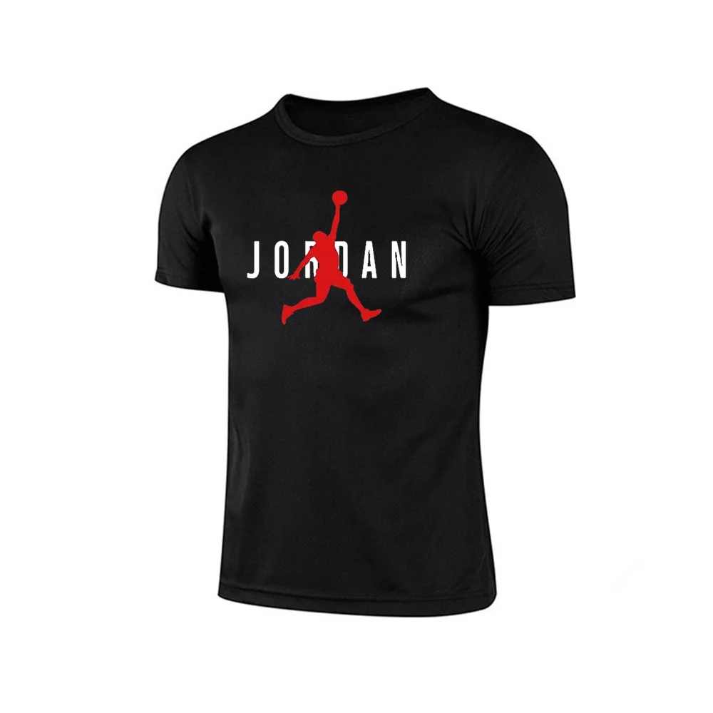 

Quick-drying Round Neck Sport T-shirt Gym Jerseys Fitness Shirt Trainer Running T-shirt Men Breathable Sportswear 2024