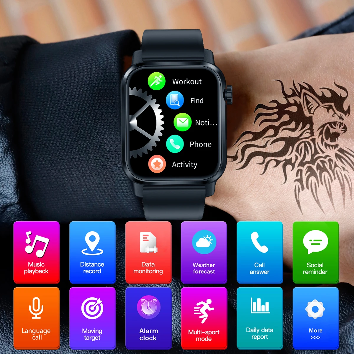 Bluetooth Calling Montre Gx Smartwatch COIUSOR's New Smart