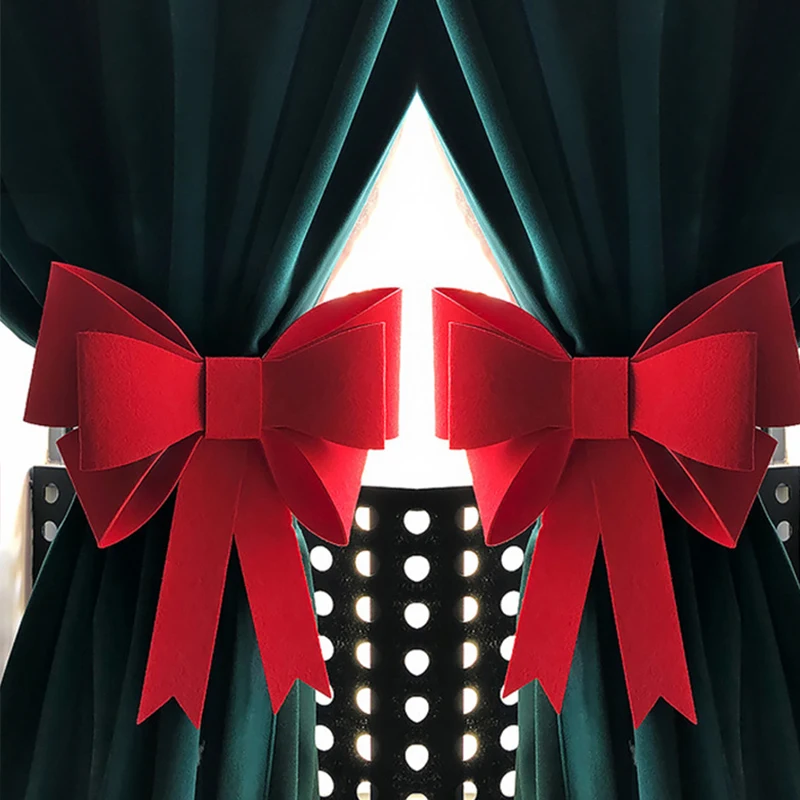 

Занавеска с бантом и пряжкой, 27 х29 см