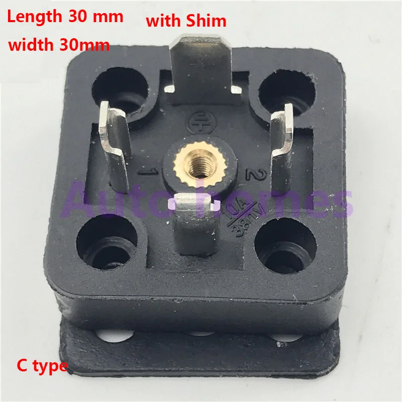 base quadrada de conector caixa 03