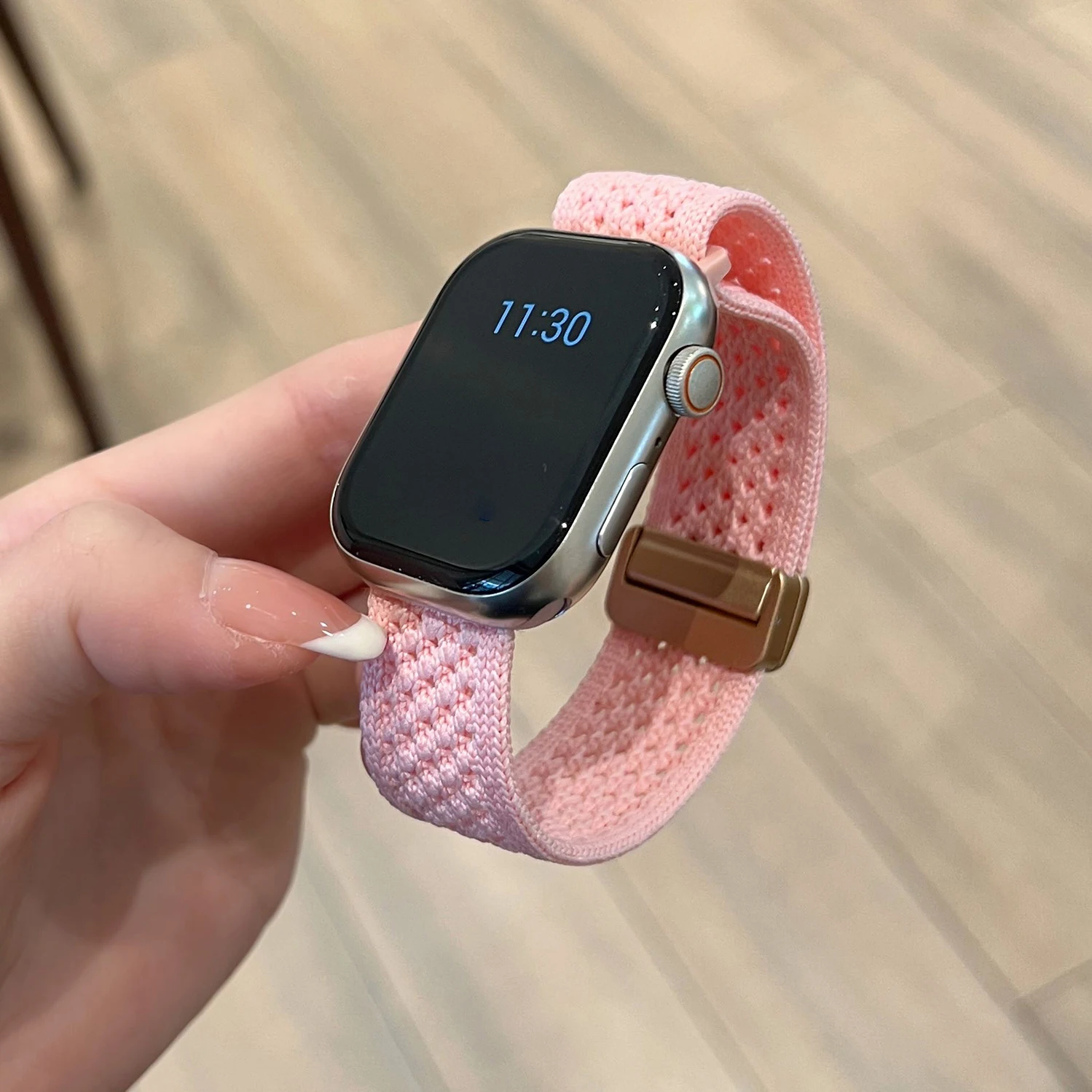 Atmungsaktives Nylonarmband für Apple Watch 44-mm-Armband Ultra 49 mm S10 46 mm 42 mm 45 mm 40 mm 41 mm 38 mm Hundert-Armbänder für IWatch-Serie
