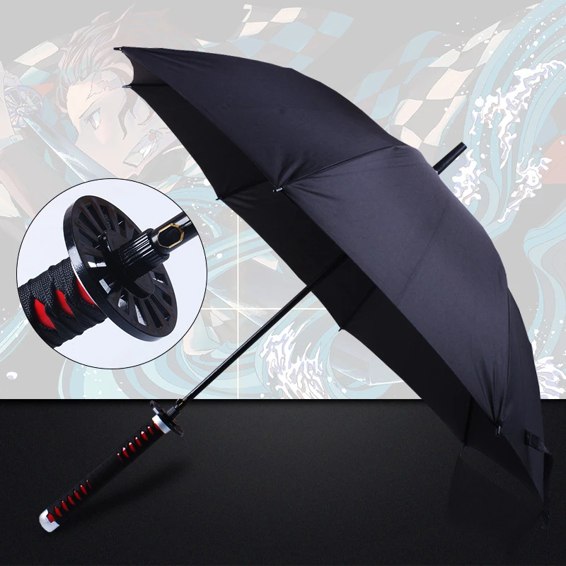 

Windproof Long Umbrella Reinforced Men's Samurai Katana Umbrella Modern Creative Paraguas Plegable Household Merchandises