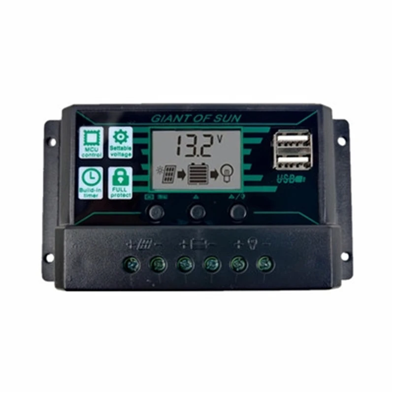Controlador de carga solar automático, 10 20
