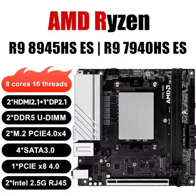 Topton N17 ゲーミングマザーボード AMD Ryzen 9 8945HS/7940HS/7840HS
