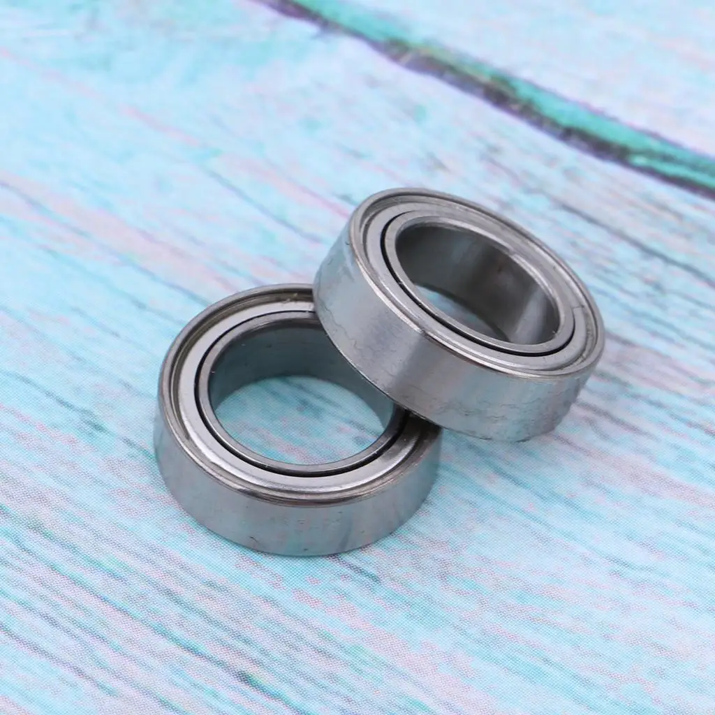 Roulements à billes RC 8x13x3.5mm - Lot de 2, alliage argenté