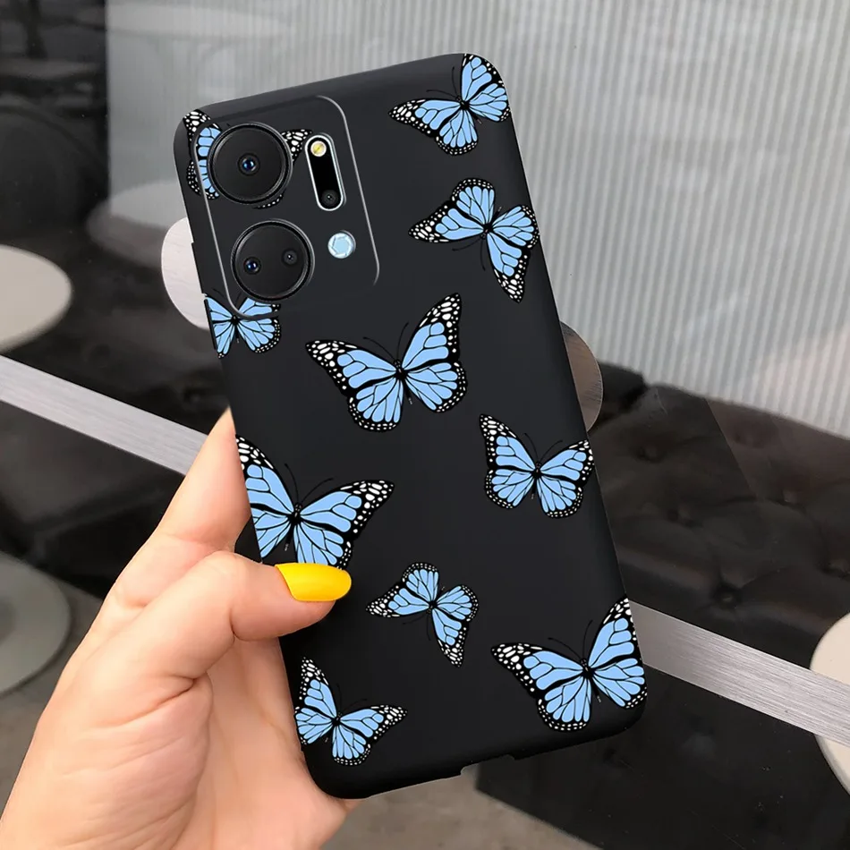 Beautiful Girl Sunflower Soft Silicone Bumper Phone Case