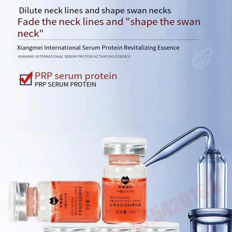 Korean Cosmetics Red Globulin Growth Factor Hyaluronic Acid Ampoule Repairing Facial Neck Lines for facial serum,facial essence,collagen face serum,retinol face serum,salicylic acid facial serum