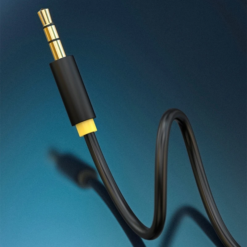 Audio cable for radio 3.5mm Audio Isolator Audio Cable Speaker Line Isolator for Car Stereo System Gold-Plating Plug Stable Transmission