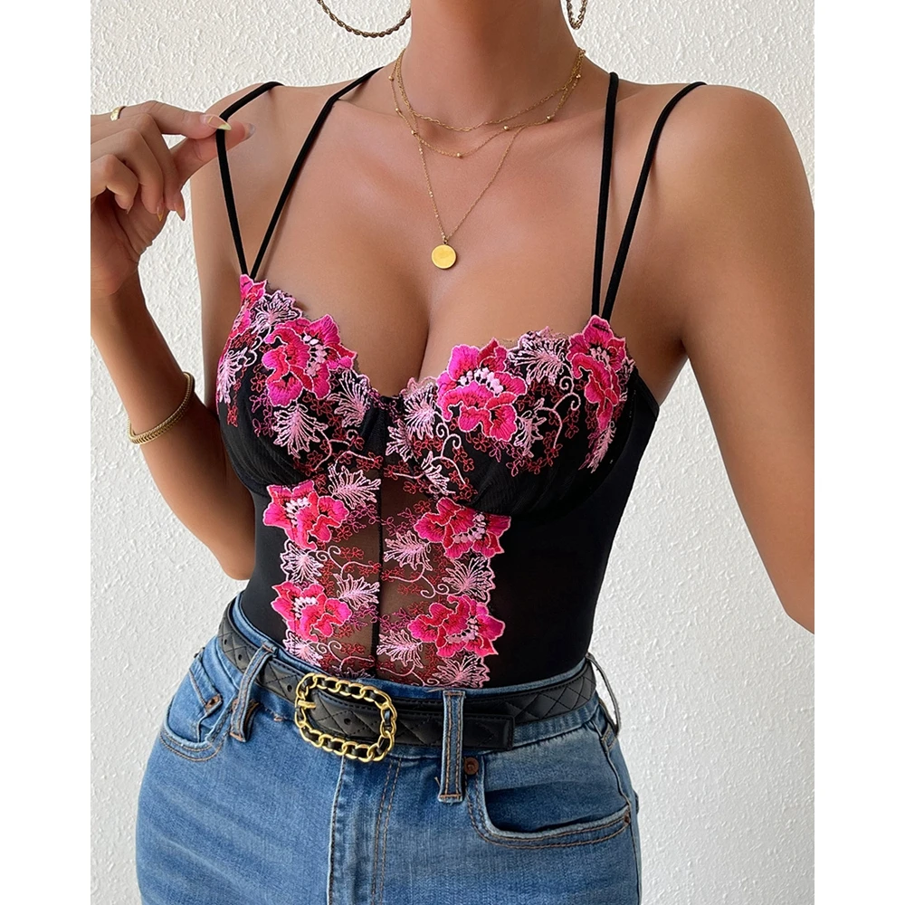 Рисунок 4 - Женское контрастное Кружевное боди