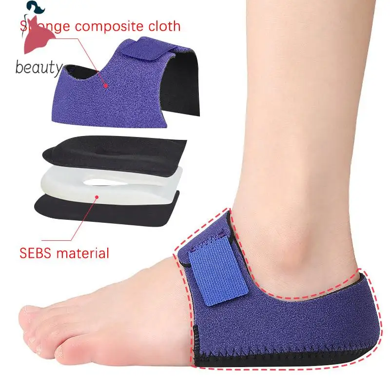 

Подошвенные носки с фасцитом на каблуках, эластичная ткань с защитой от трещин для ахиллового тендинита, мозолей, пяток, шпоры, подкладки для облегчения боли в пятках