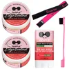 GOIPLE Hair Wax Stick Edge Control Gel Kit Smoothing Flyaways Baby Bangs Long-lasting Hold Styling Hair Wax Cream and Brush 5PCS 1