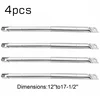 4pcs Scalable BBQ Gas Grill Tube Burners Adjustable 30-45cm Replaced Stainless Steel Tool Universal Replacement Home 2