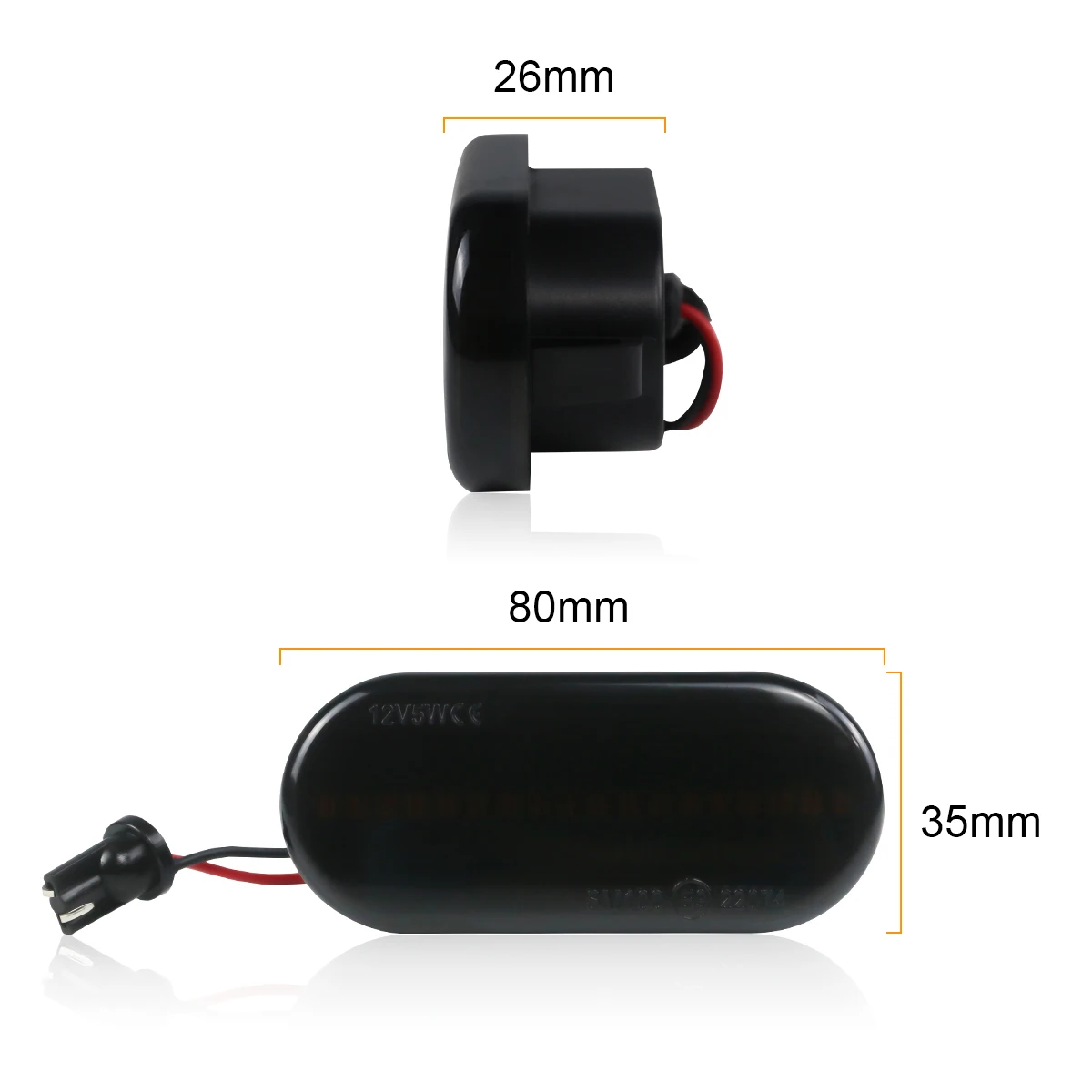 LupuAuto ̳ LED  õ ̵ Ŀ Ʈ, ƿ, ٰ, ,  3/4,  Ŀ ǥõ, 2 