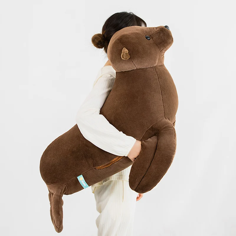 

Large Kawaii Sea Lion Plush Toys Soft Marine Animal Cute Seal Stuffed Doll Gift Sleeping Pillow Novelty Toy for Kids