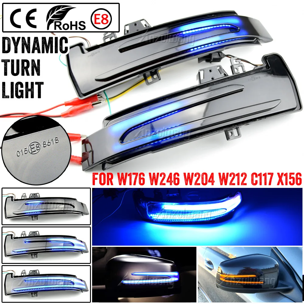 2pcsDynamicLEDTurnSignalLightMirrorIndicatorBlinkerFor