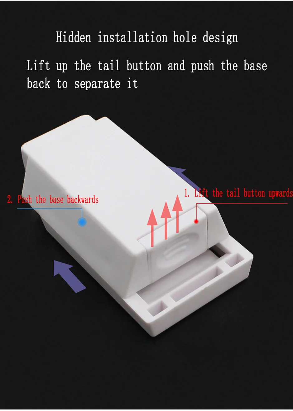 Description Picture 5 of itemZinc Alloy Heavy-Duty Rebound Device Magnetic Impact Bead Cabinet Door Double Door Cabinet Suction Spring Device