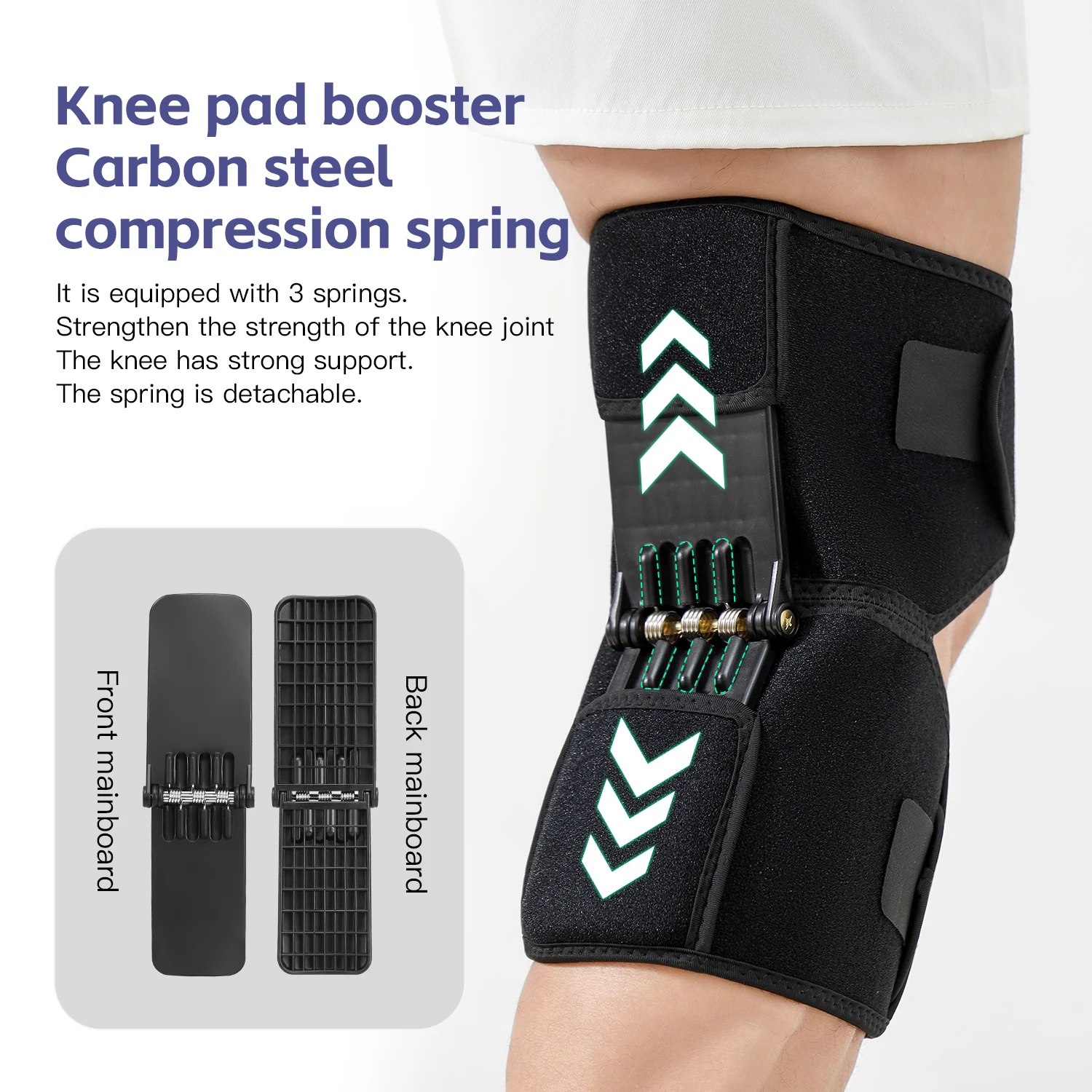 1 PC Knee Joint Booster Outdoor Mountaineering Leg Support Walking Climbing Patella Knee Protection Knee Brace