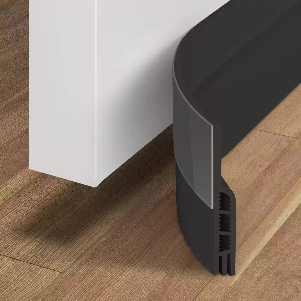 1pc 1m Weatherproof Door Draft Stopper with Strong Adhesive